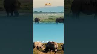 Fun fact about Rhinos wildlife africansafari fyp africanlionsafari fypシ゚viral [upl. by Phyllys978]