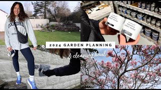 GARDEN PLANS 2024 MAKING SOME CHANGES AND A BampM CLEANING HAUL [upl. by Eneri814]