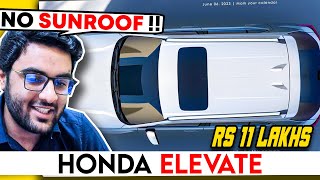 Why Honda is Not Giving a Panoramic Sunroof in Its New Elevate SUV   Aristo News 70 [upl. by Malinowski629]