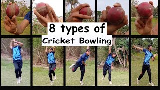 All Types Of Bowling in Cricket  Grip amp Action FastSpin Bowling  Challenge to You [upl. by Dimitry77]