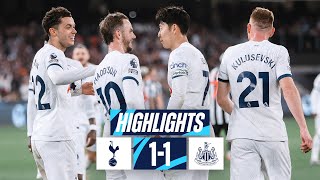 TOTTENHAM HOTSPUR 11 NEWCASTLE UNITED 45 PENS  FRIENDLY IN MELBOURNE FT JAMES MADDISON GOAL [upl. by Caddric]