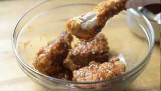 Asian Fried Chicken Recipe with Chili Garlic Sauce [upl. by Derdlim]