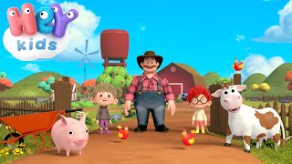 Op De Boerderij 🚜 Boerderijdieren 🐓 Peuterliedjes Nederlands  HeyKids  Kinderfilmpjes [upl. by Myrilla924]