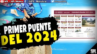 Calendario oficial 2024 en México Listado de festivos y puentes de este año ¡Ve aquí primer puente [upl. by Kentiggerma]