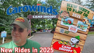 Carowinds 2025  Updates for Camp Snoopy and more [upl. by Reinwald]