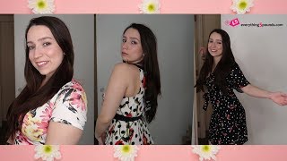 EVERYTHING5POUNDS AFFORDABLE SUMMER DRESS HAUL 👗  ASMR VOICEOVER 💕 [upl. by Herman365]