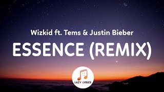 WizKid  Essence Lyrics ft Justin Bieber Tems [upl. by Enialehs]