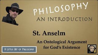 Anselm  An Ontological Argument [upl. by Anjanette]