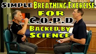 Simple Breathing Exercise for COPD Backed by Science [upl. by Arriaet]