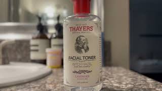 THAYERS Alcohol Free Hydrating Witch Hazel Facial Toner Review Gentle toner smells great and brig [upl. by Nalloh13]