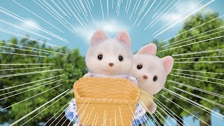 Lets deliver the present   Sylvanian Families [upl. by Halueb]