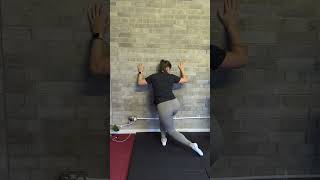 Wall Facing Singleleg Curtsey Squat [upl. by Kareem]