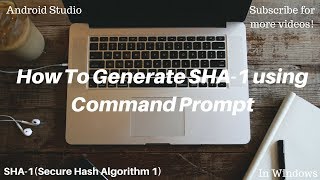 Obtaining SHA1 Key for android using command prompt in Windows [upl. by Cindie]