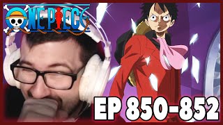 BEGINNING OF LUFFYS TOUGHEST FIGHT ONE PIECE EPISODES 850852 REACTION REDIRECT LINK [upl. by Jenni496]