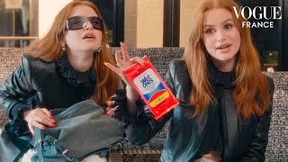 Inside Riverdale Star Madelaine Petschs Bag  Vogue France [upl. by Feilak652]