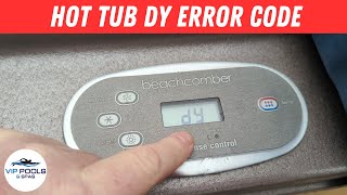 Hot Tub DY Error Code  Hot Tub Not Heating Up [upl. by Zackariah494]