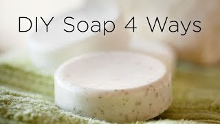 How to Make Soap at Home  4 Ways [upl. by Adelheid]