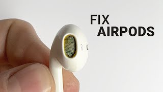 Fix Dirty AirPods  Deep Cleaning [upl. by Brew]