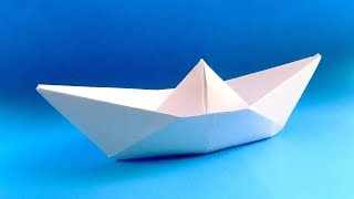 How To Make a Paper Boat That Floats  Origami Boat [upl. by Eedeed591]