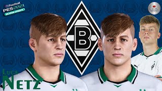 Luca Netz Face PES 2021 PES 2020 Borussia Monchenglabach PES FACES  NISZ Gaming [upl. by Ches]