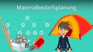 Materialbedarfsplanung  Bedarfsermittlung Erzeugnisstruktur durch Baukastenstückliste erfassen [upl. by Florrie]