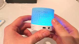 Cheapest Mini Bluetooth LED speaker on market [upl. by Wilson764]