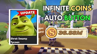 ✨NEW Shrek Swamp Tycoon Script  Coin Farm  Auto Buttons [upl. by Halyahs]