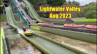 Lightwater Valley vlog Aug 2023 [upl. by Furiya]