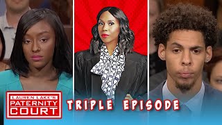 Triple Episode High School Sweethearts Find Out The Truth About Fathers Paternity  Paternity Court [upl. by Yuh351]