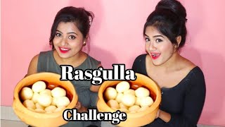 RASGULLA Eating Challenge  Bengali Rosogolla Competition  Food Challenge India [upl. by Camile472]