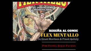 Reseña a Flex Mentallo DC Grant Morrison y Frank Quitely Libros y otras interferencias  22 [upl. by Lednor]