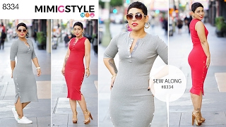 How to Sew a Dress with Simplicity 8334 [upl. by Layor]