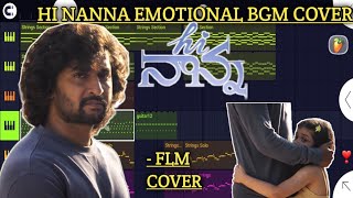 Hi Nanna Emotional BGM Cover  Hi Nanna Ost  Hesham Abdul Wahab Music  FLM Cover  Raj Pianist [upl. by Calandria]