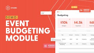 How To Manage Your Event Budget with vFairs Event Budgeting Module [upl. by Meunier]