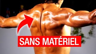 MUSCLER SON DOS À LA MAISON SANS BARRE DE TRACTION NI AUCUN MATÉRIEL [upl. by Eliath]