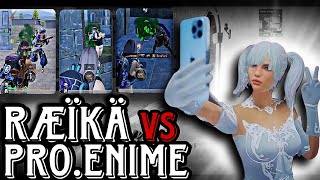 RÆÏKÄ VS AGGRESSIVE PRO ENIME☠️ POCOX6PRO SMOOTH GRAPHICS  INTENSE FIGHT  5FINGER [upl. by Alegnasor]