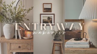 Entryway Makeover amp Spring Decorate With Me 2023  DIY Thrift Flips  DIY Accent Wall [upl. by Eyar]