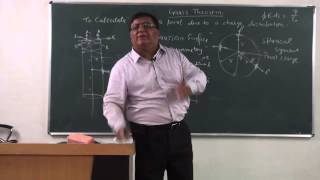 XII113Gauss theorem applications part1 Pradeep Kshetrapal Physics 2014 [upl. by Der]