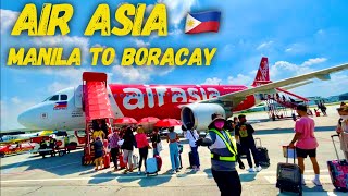 Air Asia Manila to Caticlan Boracay Flight Review  Take Off  Landing  Asian Chicken Stir Fry [upl. by Voorhis]