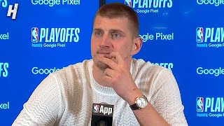 Nikola Jokic talks Game 1 Loss vs Timberwolves Postgame Interview [upl. by Latrice549]