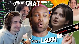 ITS THE CHAT DÜD  When Chat made xQc ACTUALLY Laugh [upl. by Tallulah453]