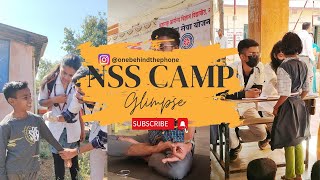 A GLIMPSE OF NSS CAMP  MEDICAL CAMP  BAMS STUDENTS [upl. by Nevsa]