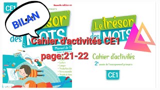 Le trésor des motsCE1CAHIER DACTIVITÉSBILANPAGES2122 [upl. by Amos]