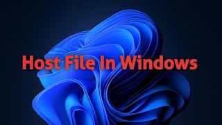 How to Add Host File in Windows 10 for Filmora 13 2024 💯  Solving Video [upl. by Anihpesoj722]