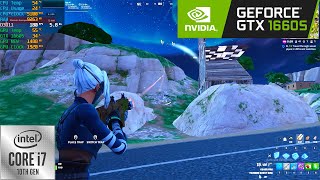 GTX 1660S  Intel I7 10700K  Fortnite Chapter 5 Unreal Ranked  Performance Mode Low Meshes [upl. by Aelam464]