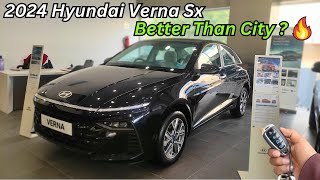 2024 Hyundai Verna SX Full Details Review ♥️ Price amp Features Better Than Honda City [upl. by Arbas976]