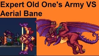 Terraria  Expert Old Ones Army VS Aerial Bane [upl. by Loginov]