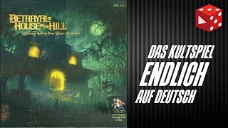 Betrayal at House on the Hill  deutsche Version Avalon Hill  Asmodee 2004  2019 Rezension [upl. by Aekin342]