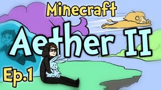 Minecraft  Aether II Ep1 quot A New Adventure quot w Chim amp Clash [upl. by Inalaehak]