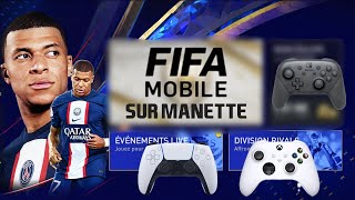 JE JOUE À FIFA MOBILE AVEC MA MANETTE [upl. by Iggam96]